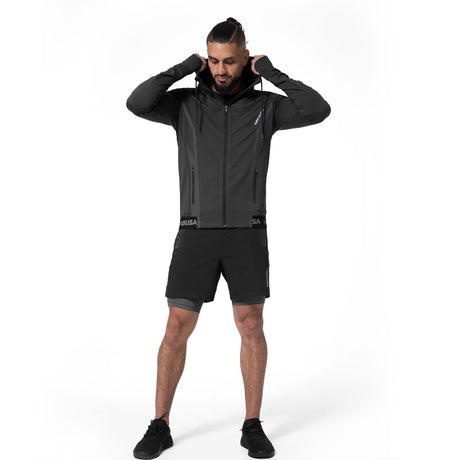 Hayabusa Athletic Zip-Up Performance Hoodie - Heren - Zwart