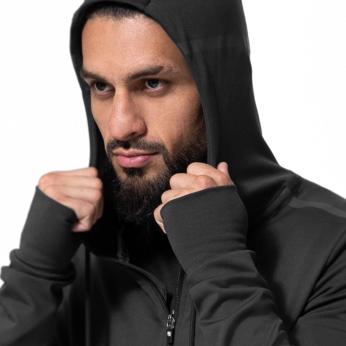 Hayabusa Athletic Zip-Up Performance Hoodie - Heren - Zwart