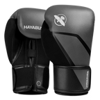 Hayabusa E1 Boxing Gloves for Kids - Gray/Black