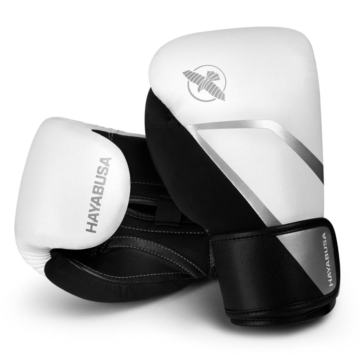 Hayabusa E1 Bokshandschoenen - Wit/Zilver