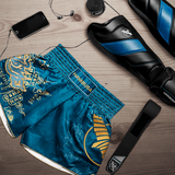 Hayabusa Falcon Muay Thai Shorts - Blau