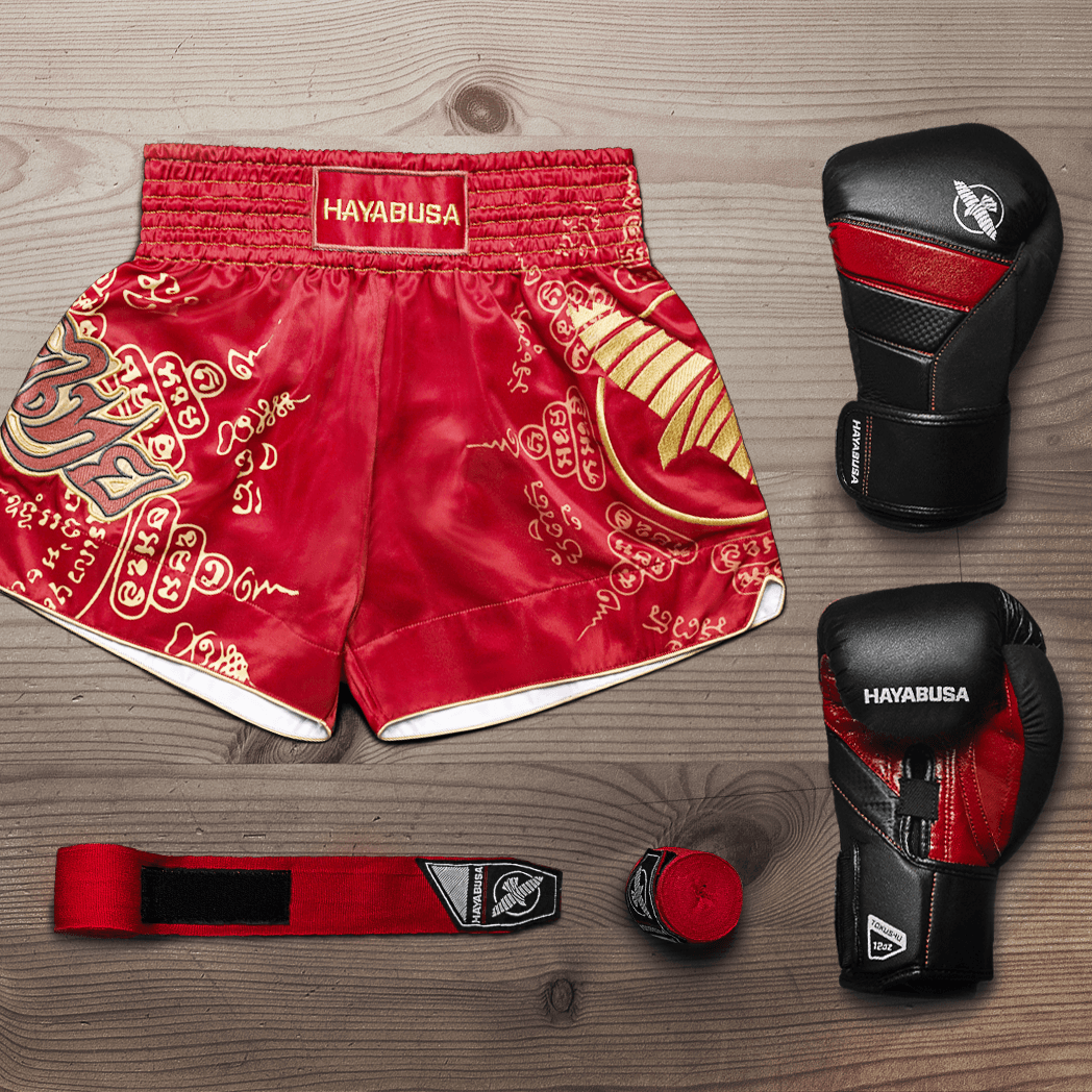 Hayabusa Falcon Muay Thai Shorts - Rood