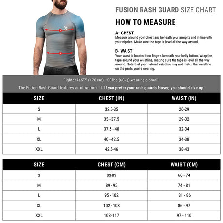 Hayabusa Fusion Short Sleeve Rashguard - Zwart / Paars