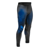Hayabusa Geo Jiu Jitsu Spats - Zwart / Blauw