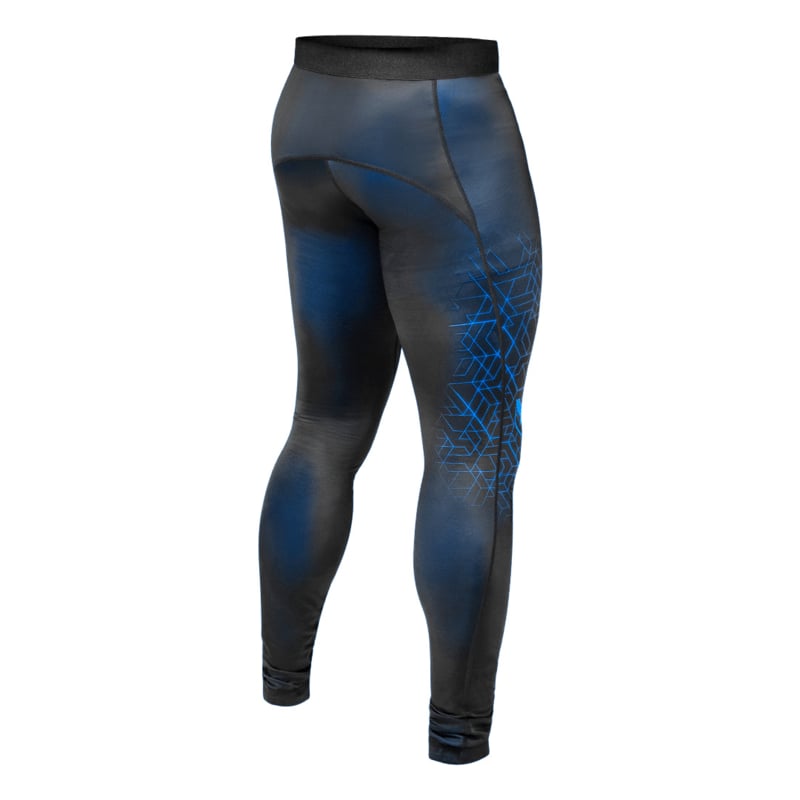 Hayabusa Geo Jiu Jitsu Spats - Zwart / Blauw