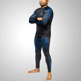 Hayabusa Geo Jiu Jitsu Spats - Zwart / Blauw