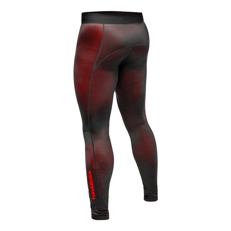 Hayabusa Geo Jiu Jitsu Spats - Zwart / Rood