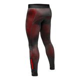 Hayabusa Geo Jiu Jitsu Spats - Zwart / Rood