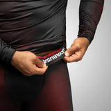 Hayabusa Geo Jiu Jitsu Spats - Zwart / Rood