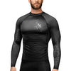 Hayabusa Geo Long Sleeve Rashguard - Zwart / Grijs