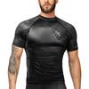 Hayabusa Geo Short Sleeve Rashguard - Zwart / Grijs