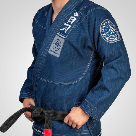 Hayabusa Goorudo 3 Gold Weave Jiu Jitsu Gi - Blauw