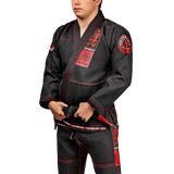 Hayabusa Goorudo 3 Gold Weave Jiu Jitsu Gi - Black / Red