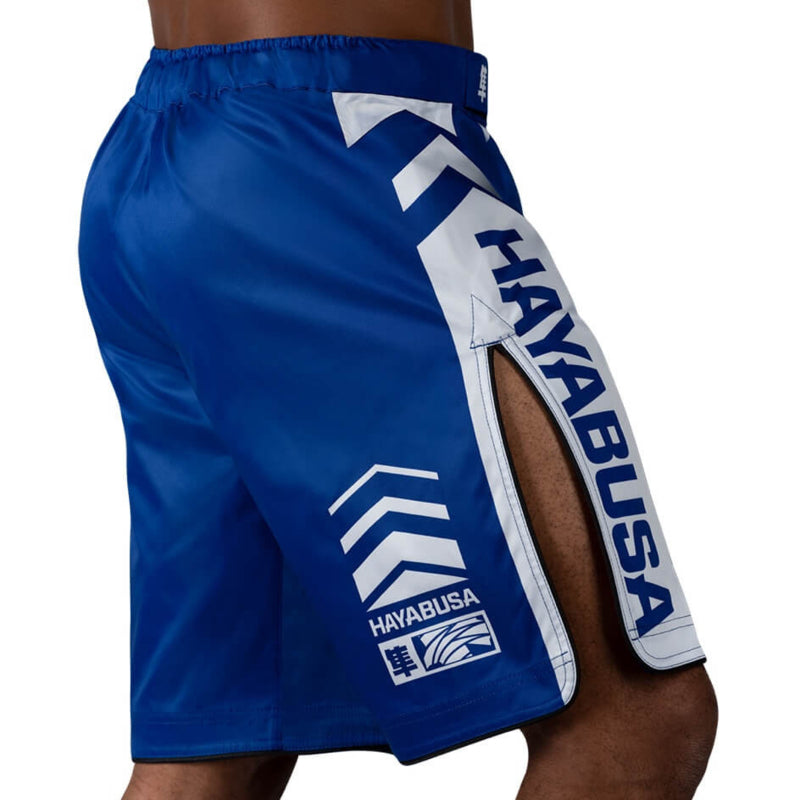 Hayabusa Icon Fight Shorts - Blauw / Wit