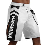 Hayabusa Icon Fight Shorts - White / Black