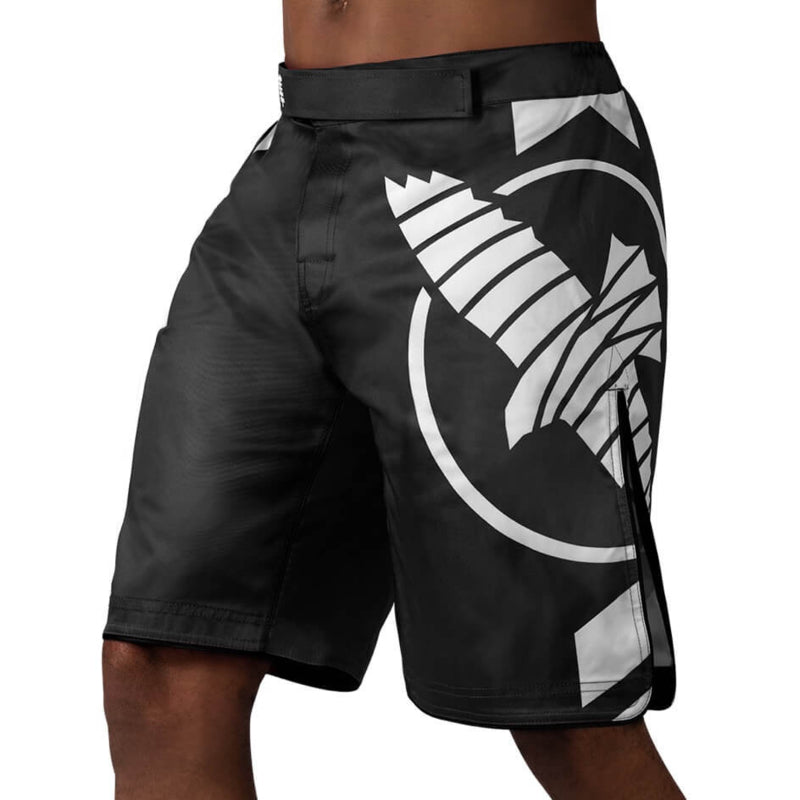 Hayabusa Icon Fight Shorts - Zwart / Wit