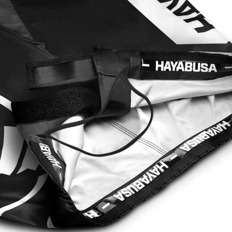 Hayabusa Icon Fight Shorts - Zwart / Wit