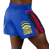Hayabusa Icon Kickboxing Shorts - Blauw / Geel