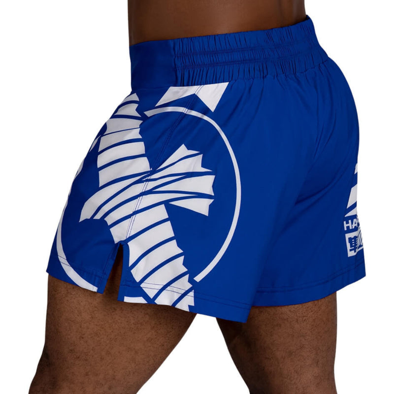 Hayabusa Icon Kickboxing Shorts - Blauw / Wit