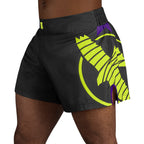 Hayabusa Icon Kickboxing Shorts - Black / Neon
