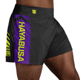 Hayabusa Icon Kickboxing Shorts - Zwart / Neon