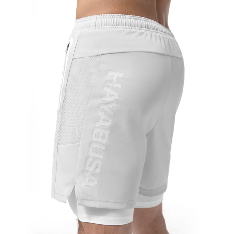 Hayabusa Athletic Layered Performance Short - Herren - Hellgrau
