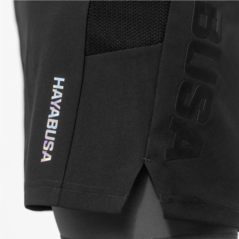 Hayabusa Athletic Layered Performance Short - Heren - Zwart