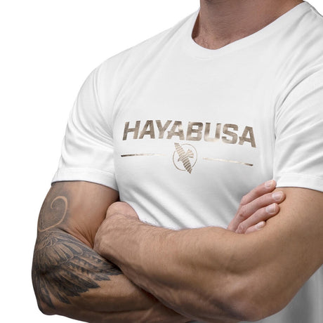 Hayabusa Metallic Logo T-Shirt - Wit
