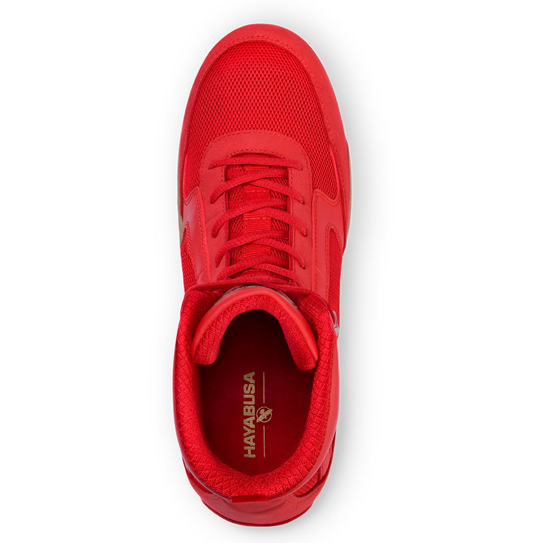 Hayabusa Pro Boxing Shoes - Red