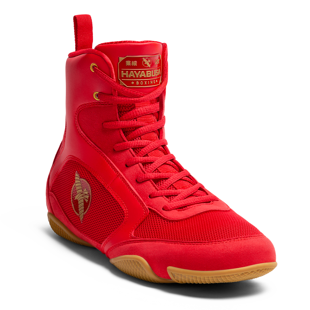 Hayabusa Pro Boxing Shoes - Red