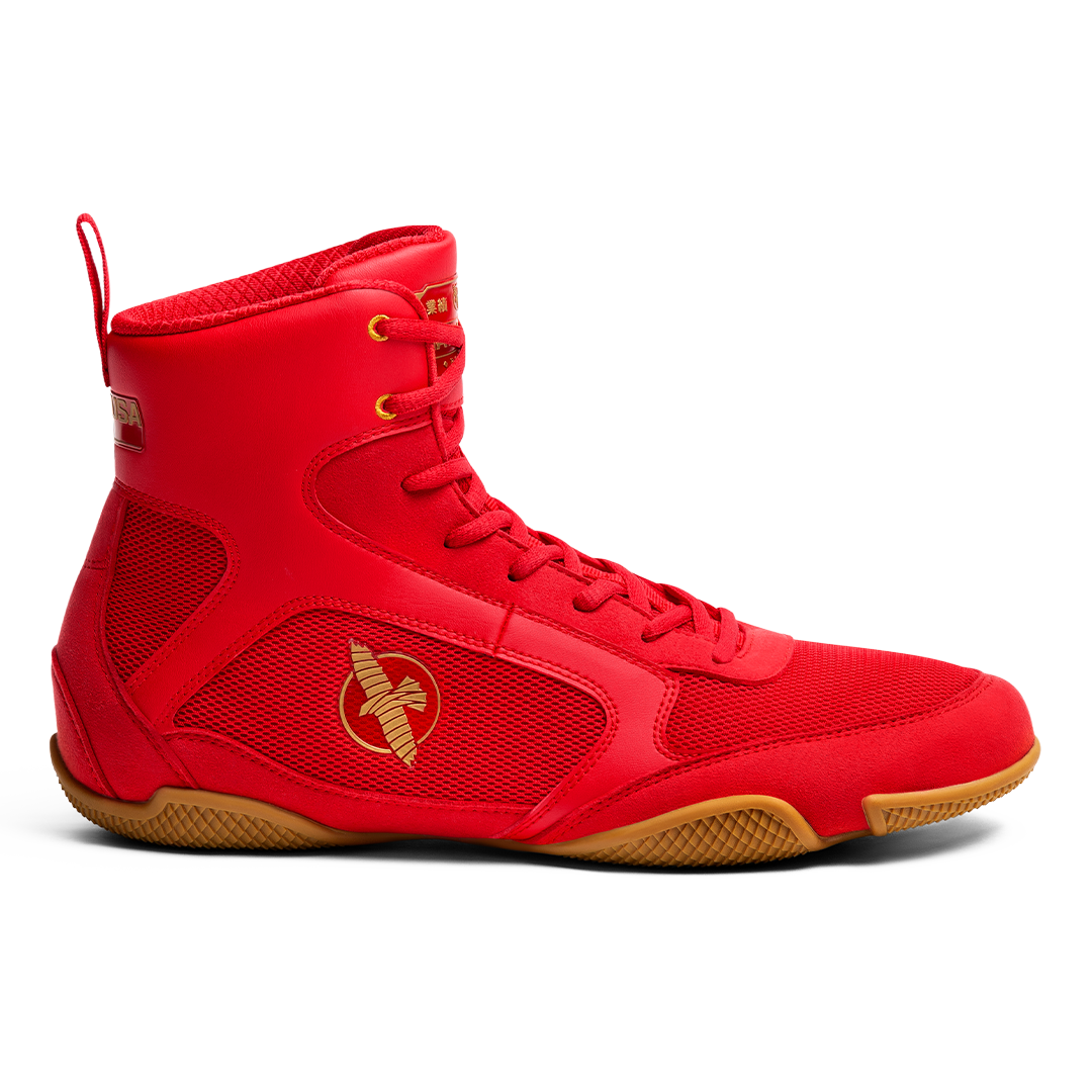 Hayabusa Pro Boxing Shoes - Red