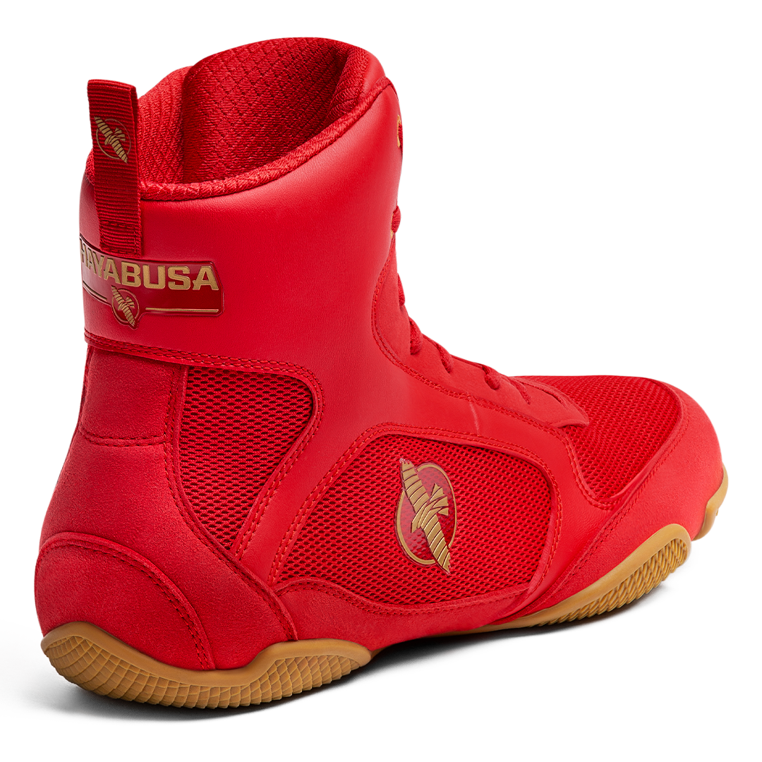 Hayabusa Pro Boxing Shoes - Red