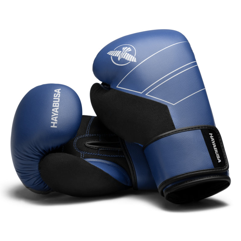 Hayabusa S4 Boxing Gloves - Genuine Leather - Blue