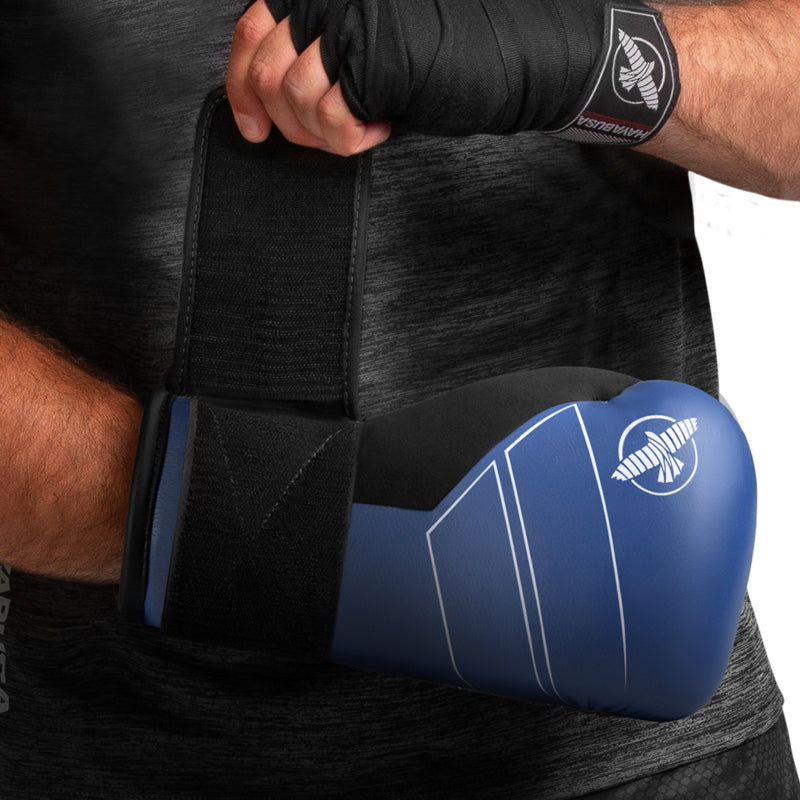 Hayabusa S4 Boxing Gloves - Genuine Leather - Blue