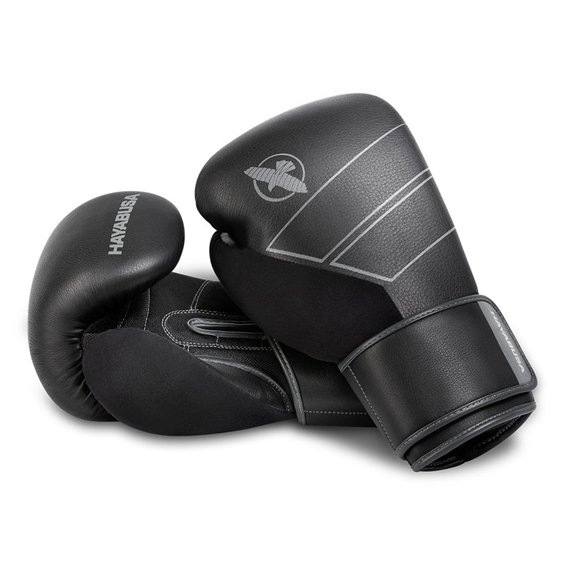 Hayabusa S4 Boxing Gloves - Genuine Leather - Black