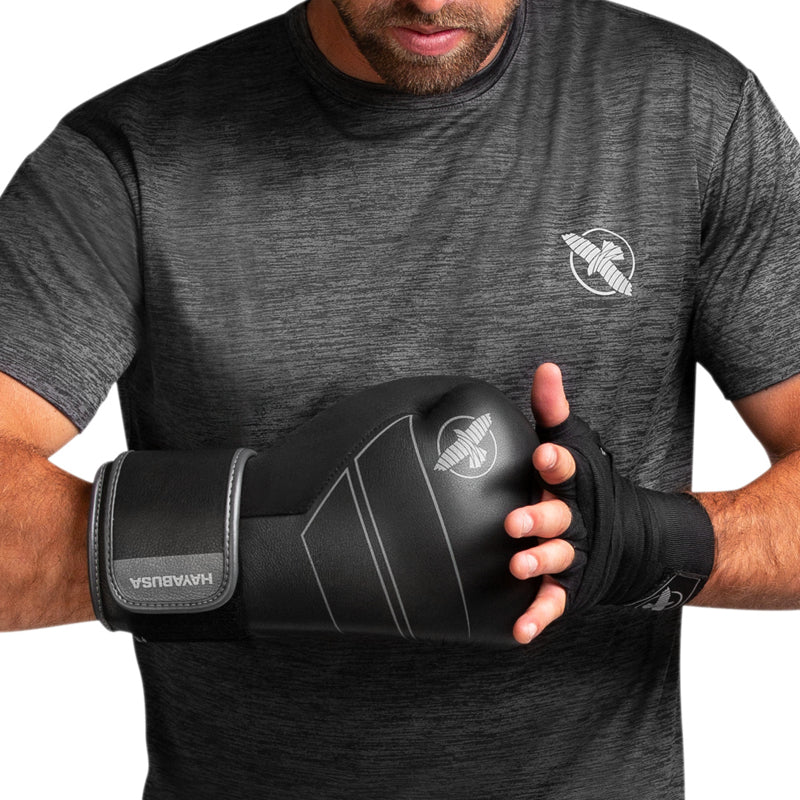 Hayabusa S4 Boxing Gloves - Genuine Leather - Black
