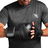 Hayabusa S4 Boxing Gloves - Genuine Leather - Black