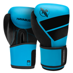 Hayabusa S4 Youth Boxing Gloves - Cyan Blue