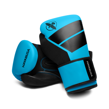 Hayabusa S4 Youth Boxing Gloves - Cyan Blue