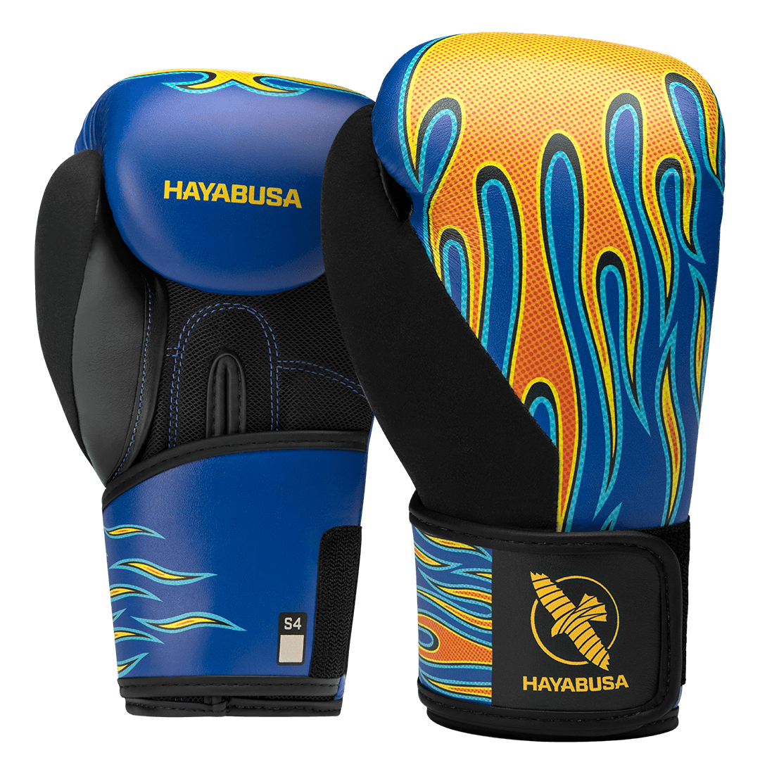 Hayabusa S4 Youth Boxing Gloves - Flames
