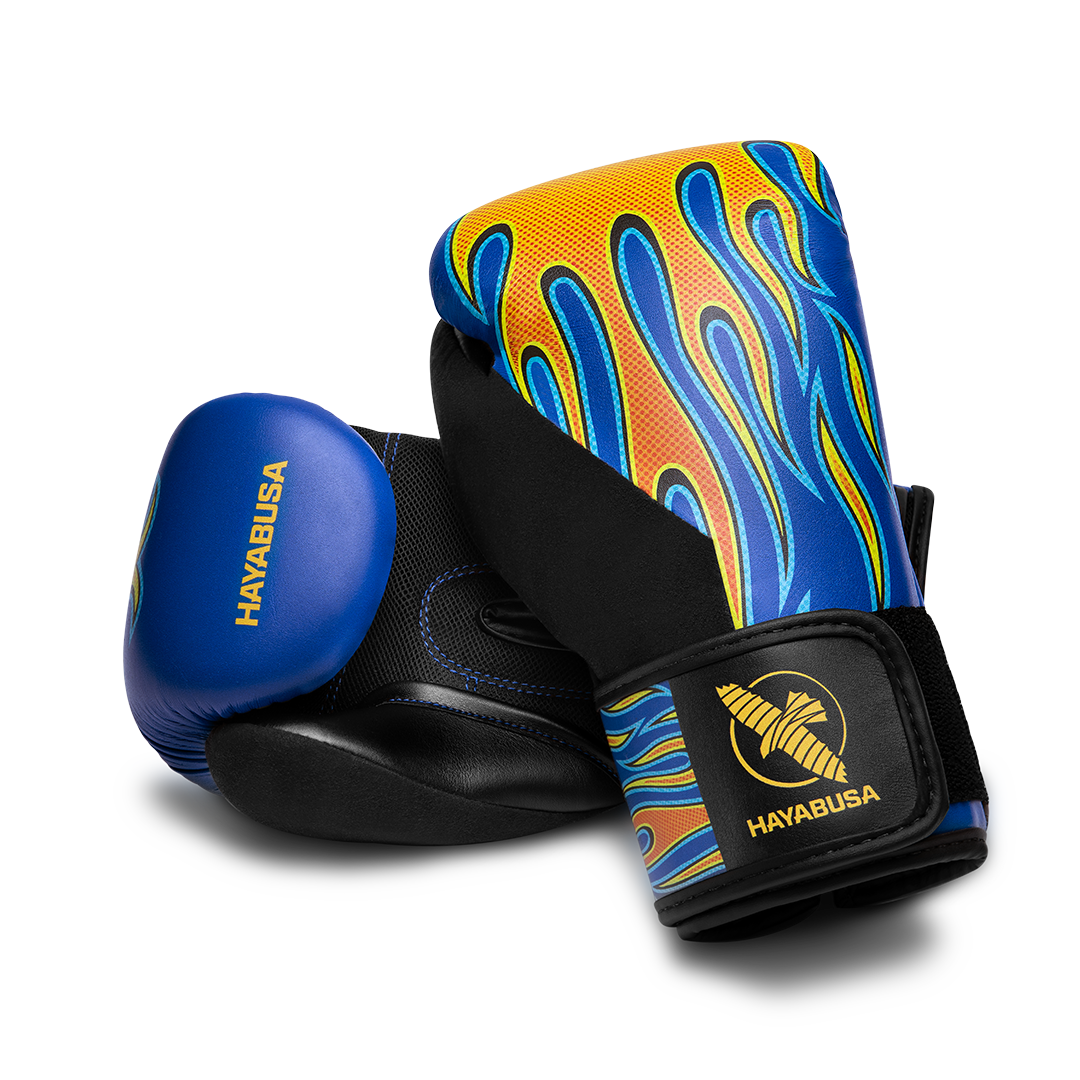 Hayabusa S4 Youth Boxing Gloves - Flames