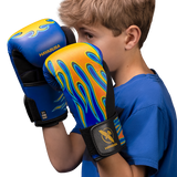 Hayabusa S4 Youth Boxing Gloves - Flames