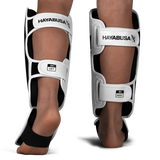 Hayabusa S4 Youth Shin Guards - White