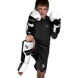 Hayabusa S4 Youth Shin Guards - White