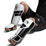 Hayabusa S4 Youth Shin Guards - White