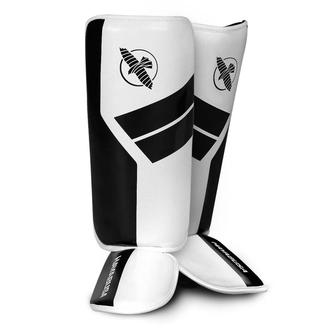 Hayabusa S4 Youth Shin Guards - White