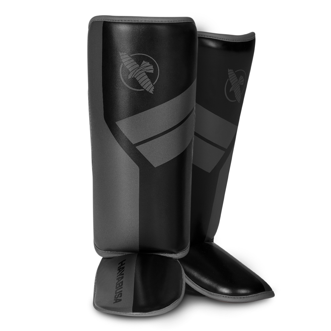 Hayabusa S4 Youth Shin Guards - Black