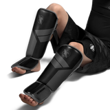 Hayabusa S4 Youth Shin Guards - Black