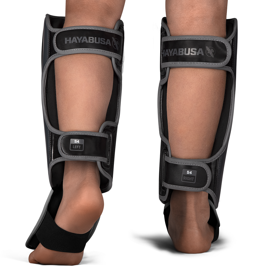 Hayabusa S4 Youth Shin Guards - Black