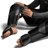 Hayabusa S4 Youth Shin Guards - Black